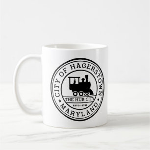 Hagerstown Hub City Train Coffee Mug