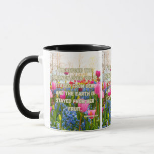 Haggai 1:10 KJV Bible Verse Christian Devotion Pic Mug
