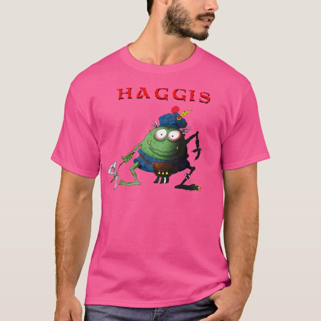 Haggis  Baseball  Sleeve T-Shirt (Front)