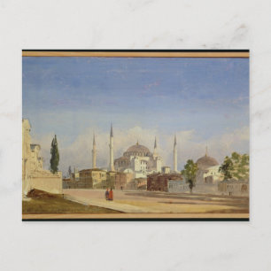 Haghia Sophia, Constantinople, 1843 (oil on canvas Postcard