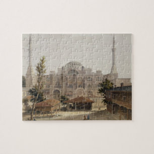 Haghia Sophia, Constantinople, pub. 1852 (colour l Jigsaw Puzzle