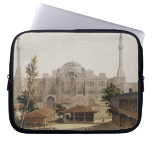 Haghia Sophia, Constantinople, pub. 1852 (colour l Laptop Sleeve