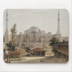 Haghia Sophia, Constantinople, pub. 1852 (colour l Mouse Mat