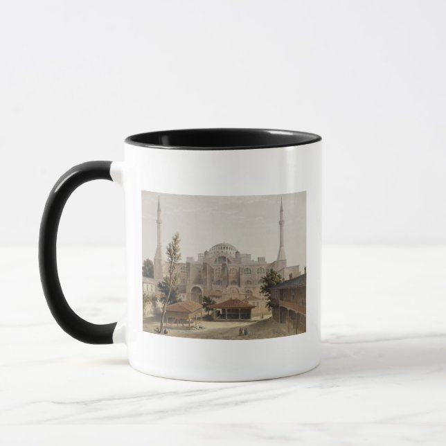Haghia Sophia, Constantinople, pub. 1852 (colour l Mug (Left)