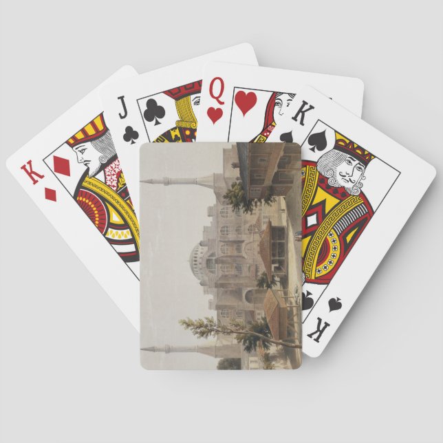Haghia Sophia, Constantinople, pub. 1852 (colour l Playing Cards (Back)