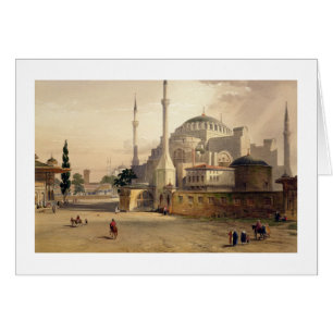 Haghia Sophia, plate 17: exterior view of the mosq