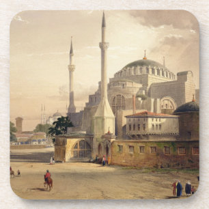 Haghia Sophia, plate 17: exterior view of the mosq Coaster