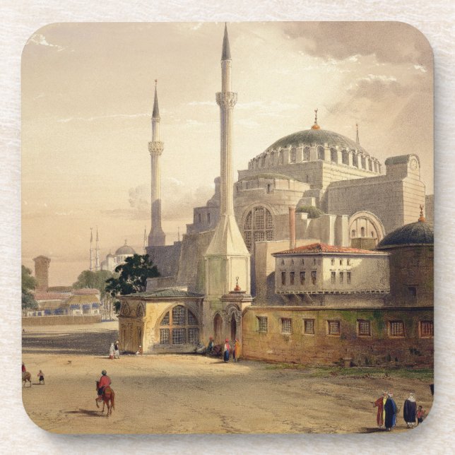 Haghia Sophia, plate 17: exterior view of the mosq Coaster (Front)