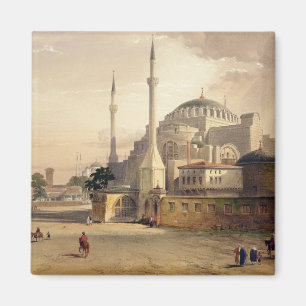 Haghia Sophia, plate 17: exterior view of the mosq Magnet