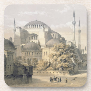 Haghia Sophia, plate 19: exterior view of the mosq Coaster