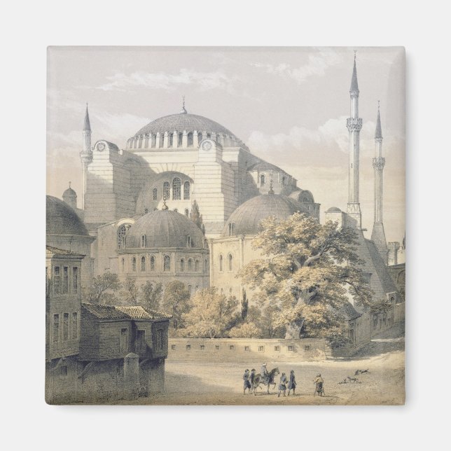 Haghia Sophia, plate 19: exterior view of the mosq Magnet (Front)