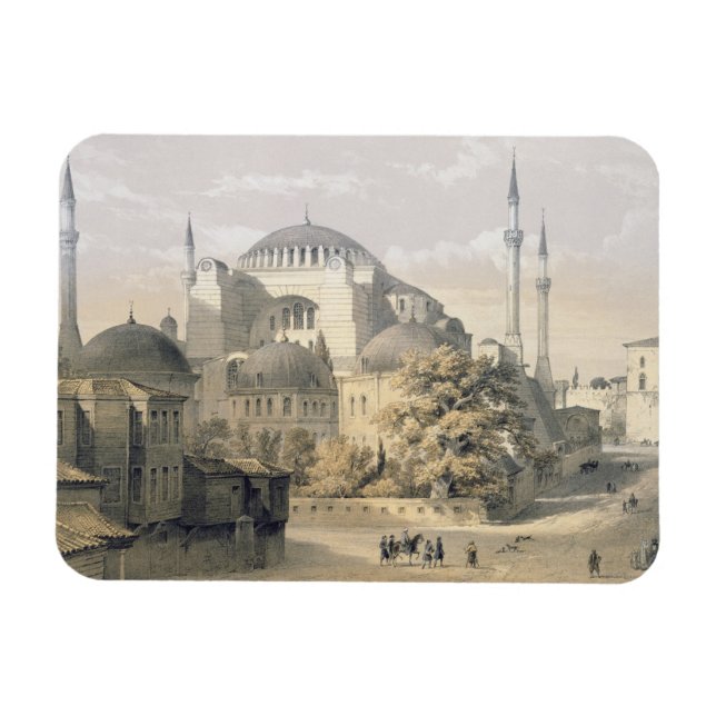 Haghia Sophia, plate 19: exterior view of the mosq Magnet (Horizontal)