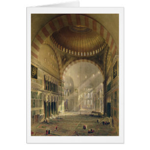 Haghia Sophia, plate 24: interior of the central d