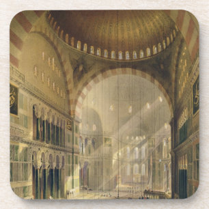 Haghia Sophia, plate 24: interior of the central d Coaster