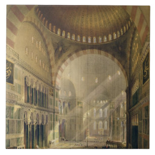 Haghia Sophia, plate 24: interior of the central d Tile