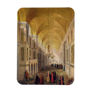 Haghia Sophia, plate 2: the narthex, engraved by L Magnet