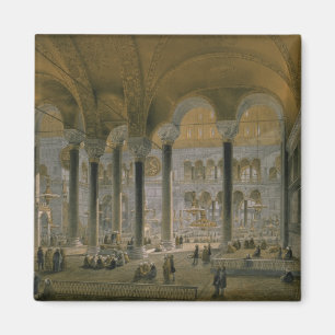 Haghia Sophia, plate 6: the north nave, engraved b Magnet