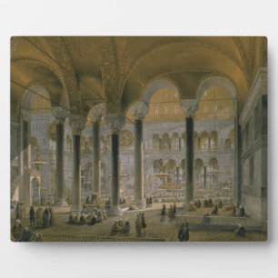 Haghia Sophia, plate 6: the north nave, engraved b Plaque