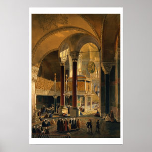 Haghia Sophia, plate 8: the Imperial Gallery and b Poster