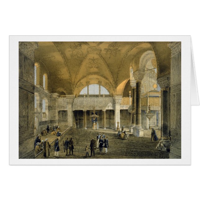 Haghia Sophia, plate 9: the new Imperial Gallery, (Front Horizontal)