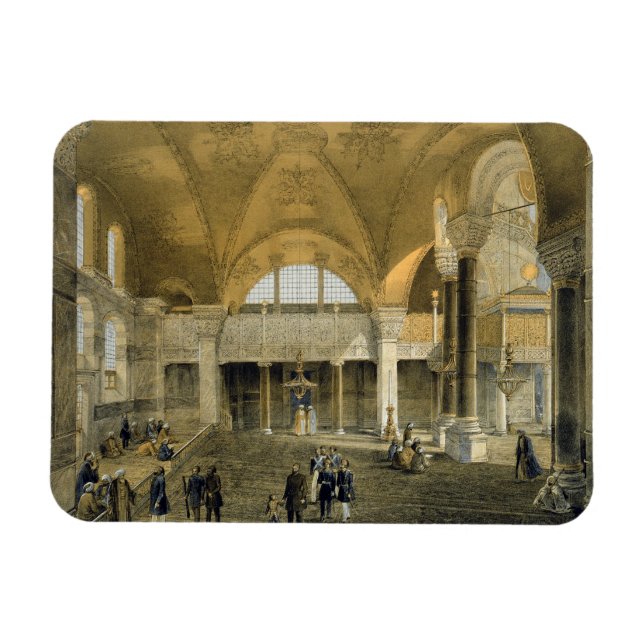 Haghia Sophia, plate 9: the new Imperial Gallery, Magnet (Horizontal)
