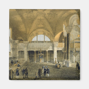 Haghia Sophia, plate 9: the new Imperial Gallery, Magnet