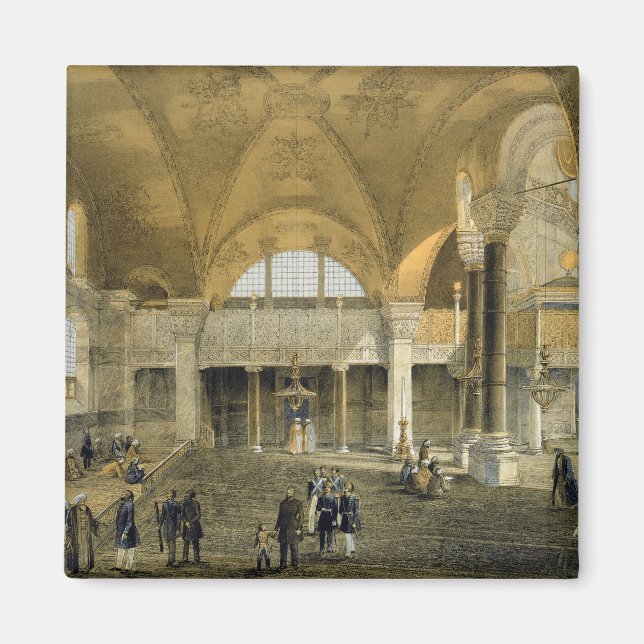 Haghia Sophia, plate 9: the new Imperial Gallery, Magnet (Front)