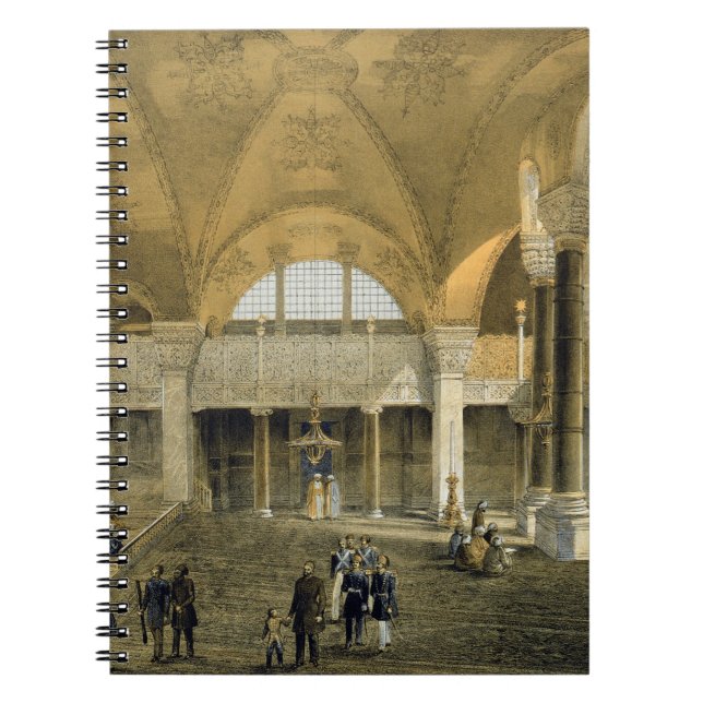 Haghia Sophia, plate 9: the new Imperial Gallery, Notebook (Front)