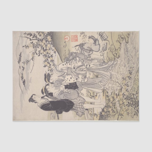 Hagi Tamagawa  by Kubo Shunman Tissue Paper (Front)