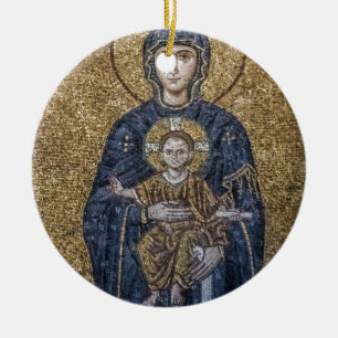 Hagia Sofia Mosaics Ceramic Tree Decoration
