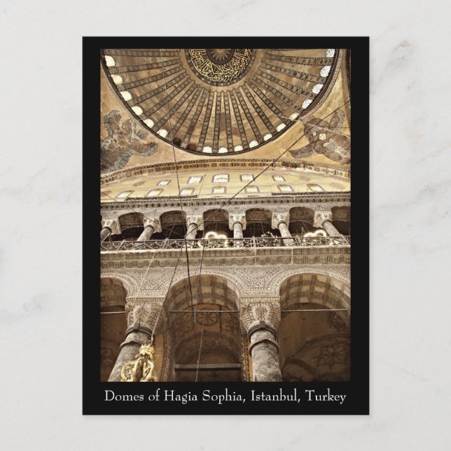 Hagia Sophia Dome Postcard (Front)