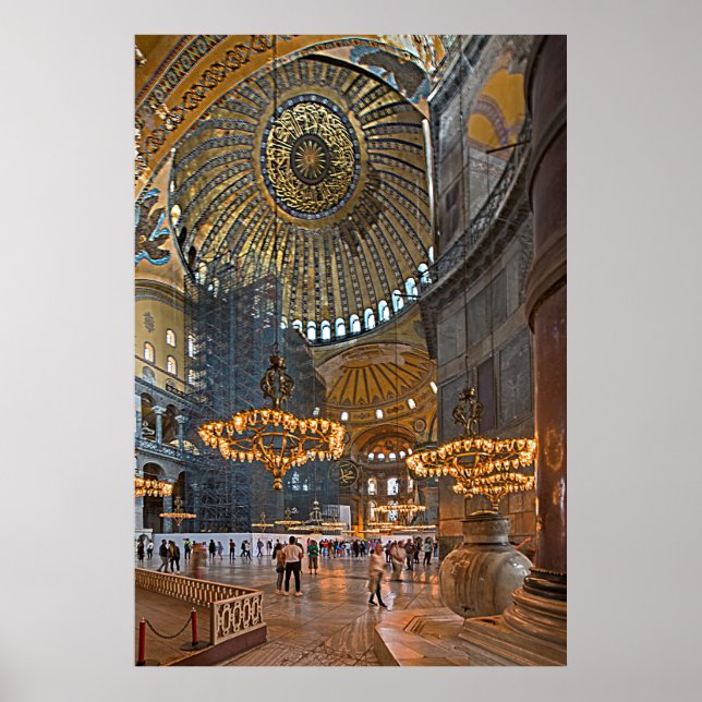 Hagia Sophia. Interior design. Poster (Front)