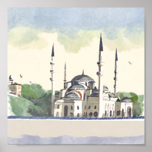 Hagia Sophia Istanbul Souvenir Poster