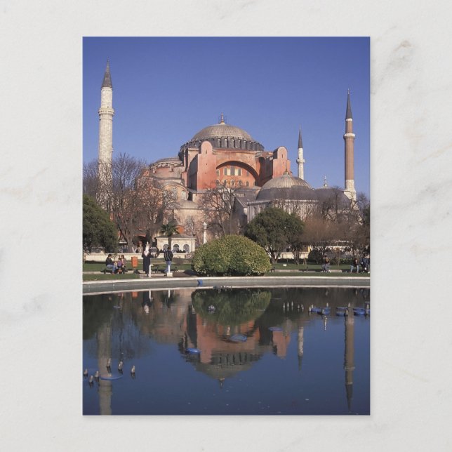 Hagia Sophia, Istanbul, Turkey Postcard (Front)