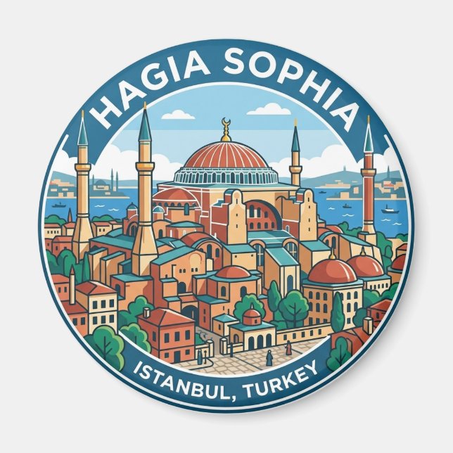 Hagia Sophia Turkey Magnet (Front)