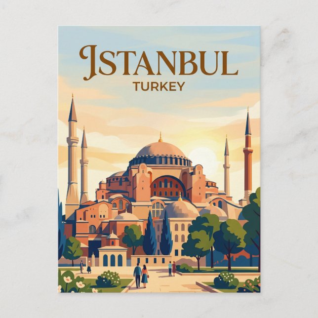 Hagia Sophia Turkey Postcard (Front)