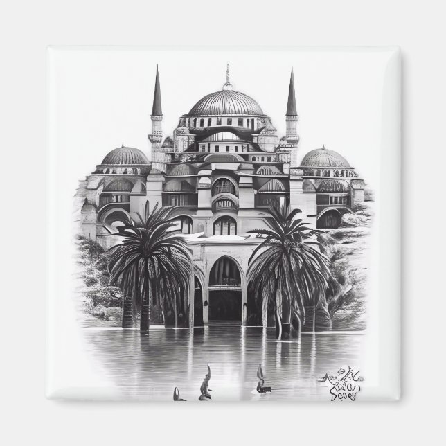 Hagia Sopya in Istanbul Turkey Magnet (Front)