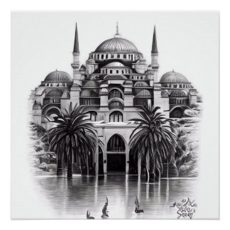 Hagia Sopya in Istanbul Turkey Poster