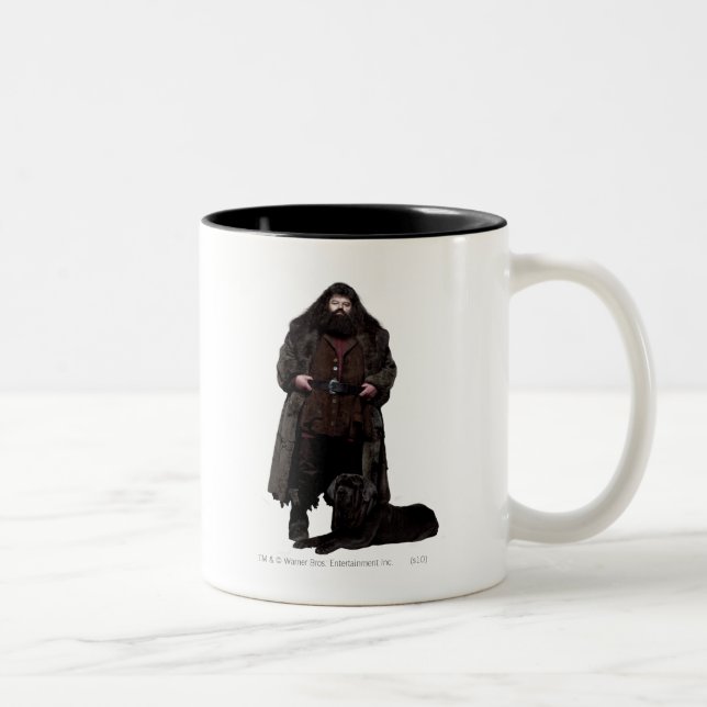 Hagrid and Dog Two-Tone Coffee Mug (Right)