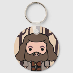 Hagrid Cartoon Character Art Key Ring