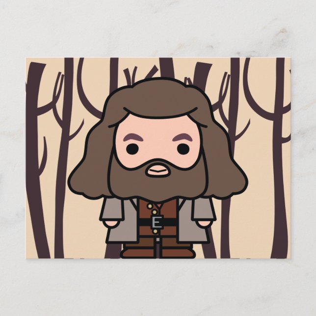 Hagrid Cartoon Character Art Postcard (Front)