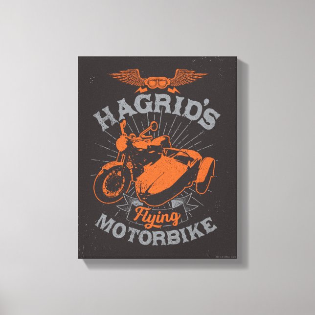 Hagrid's Flying Motorbike Canvas Print (Front)