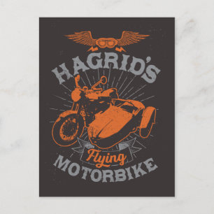 Hagrid's Flying Motorbike Invitation Postcard