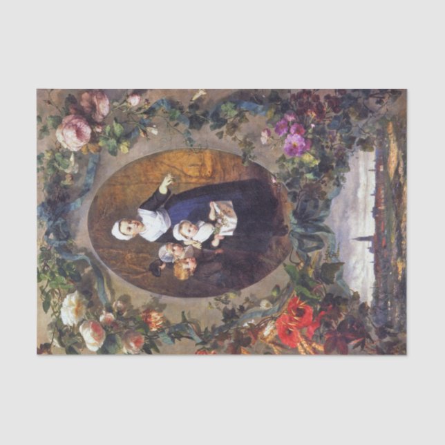 Hague Orphans by Sientje Mesdag-van Houten Tissue Paper (Front)