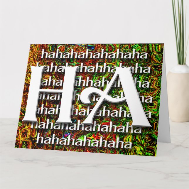 HAHAHA - Blank Card (Front)