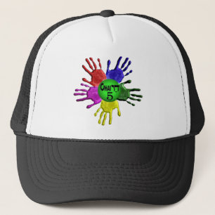 hai Five.png Trucker Hat