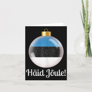 Haid Joule Merry Christmas Estonian Häid Jõule  Card