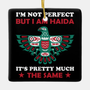 Haida Eagle Haida Nation Native American Gift Idea Ceramic Ornament