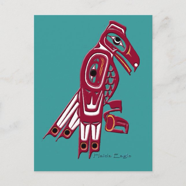 HAIDA EAGLE Postcards (Front)