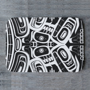 Haida Eagle Thunderbird Northwest Columbia Bath Mat